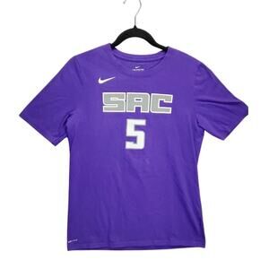 Nike Dry Fit Womens Size XL T-Shirt Sacramento Kings NBA Basketball Fox #5